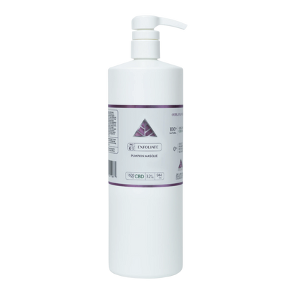 Color Up PUMPKIN Enzyme Masque, 32 oz professional backbar size, on a transparent background.