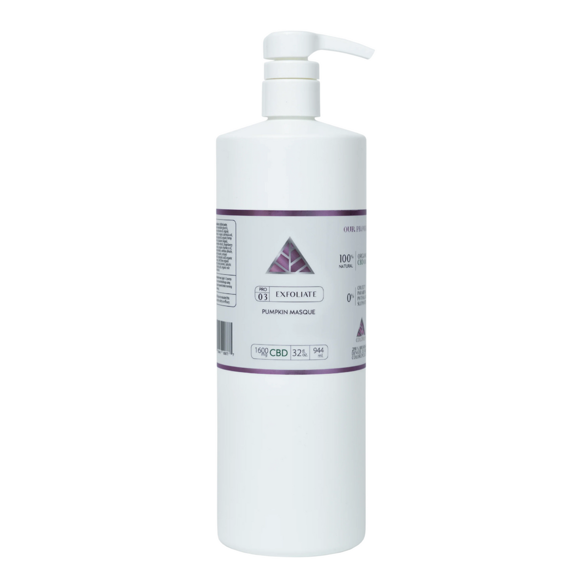 Color Up PUMPKIN Enzyme Masque, 32 oz professional backbar size, on a white background.