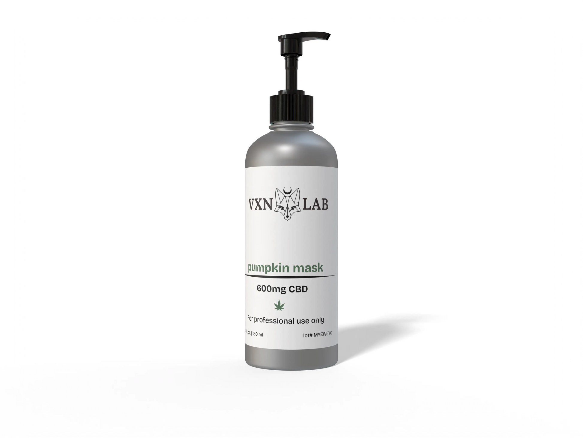 Backbar Pumpkin Enzyme Mask - 600mg Pure CBD - 6oz - PRO VXN Lab Skincare House of VXN