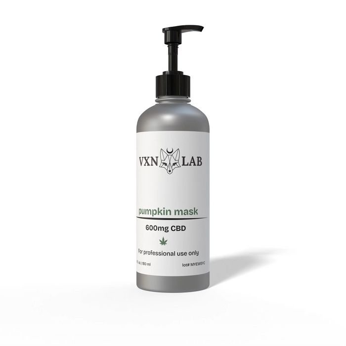 Backbar Pumpkin Enzyme Mask - 600mg Pure CBD - 6oz - PRO VXN Lab Skincare House of VXN