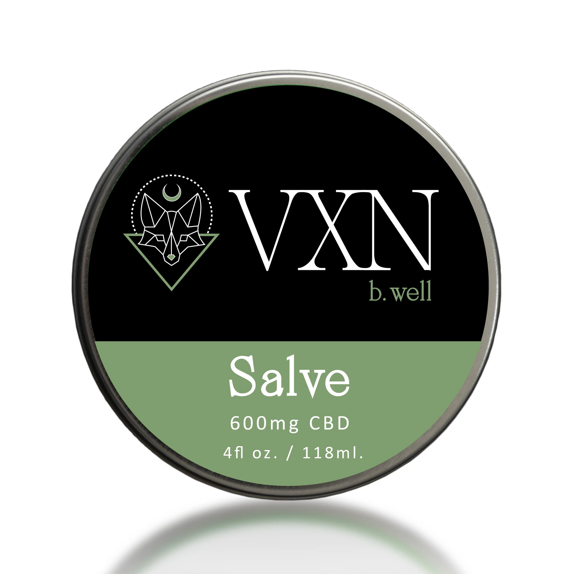 VXN wellness Pure CBD Salve - 600mg - 4oz House of VXN bodycare House of VXN formerly Color Up Therapeutics