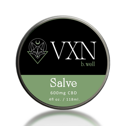 VXN wellness Pure CBD Salve - 600mg - 4oz House of VXN bodycare House of VXN formerly Color Up Therapeutics