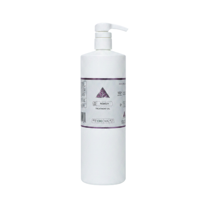 Color Up REMEDY Treatment Oil, 16 oz professional backbar size, on a white background.