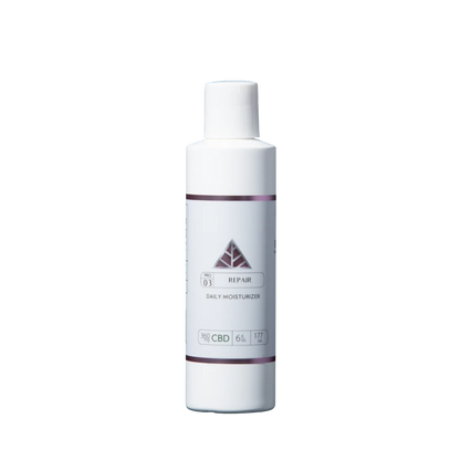 Color Up REPAIR Daily Moisturizer in 6 oz professional backbar size for spa facial treatments and esthetician use on transparent background.