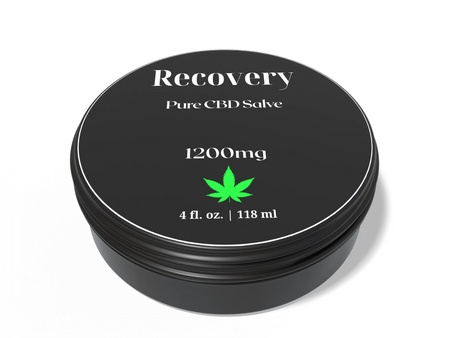 Recovery - Pure CBD Salve - 1200mg - 4oz House of VXN bodycare House of VXN formerly Color Up Therapeutics