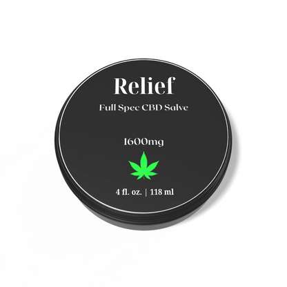 Relief - Full Spec Salve - 1600mg - 4oz House of VXN bodycare House of VXN formerly Color Up Therapeutics