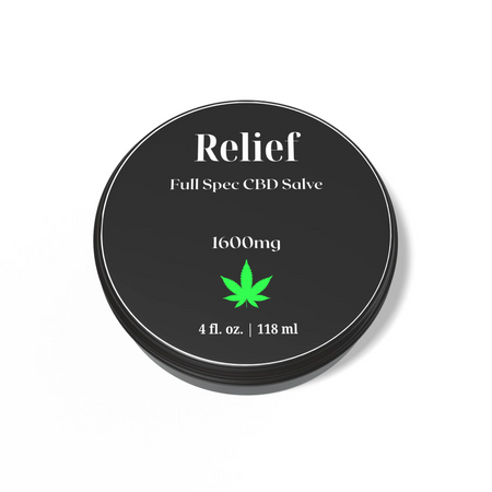 Relief - Full Spec Salve - 1600mg - 4oz House of VXN bodycare House of VXN formerly Color Up Therapeutics