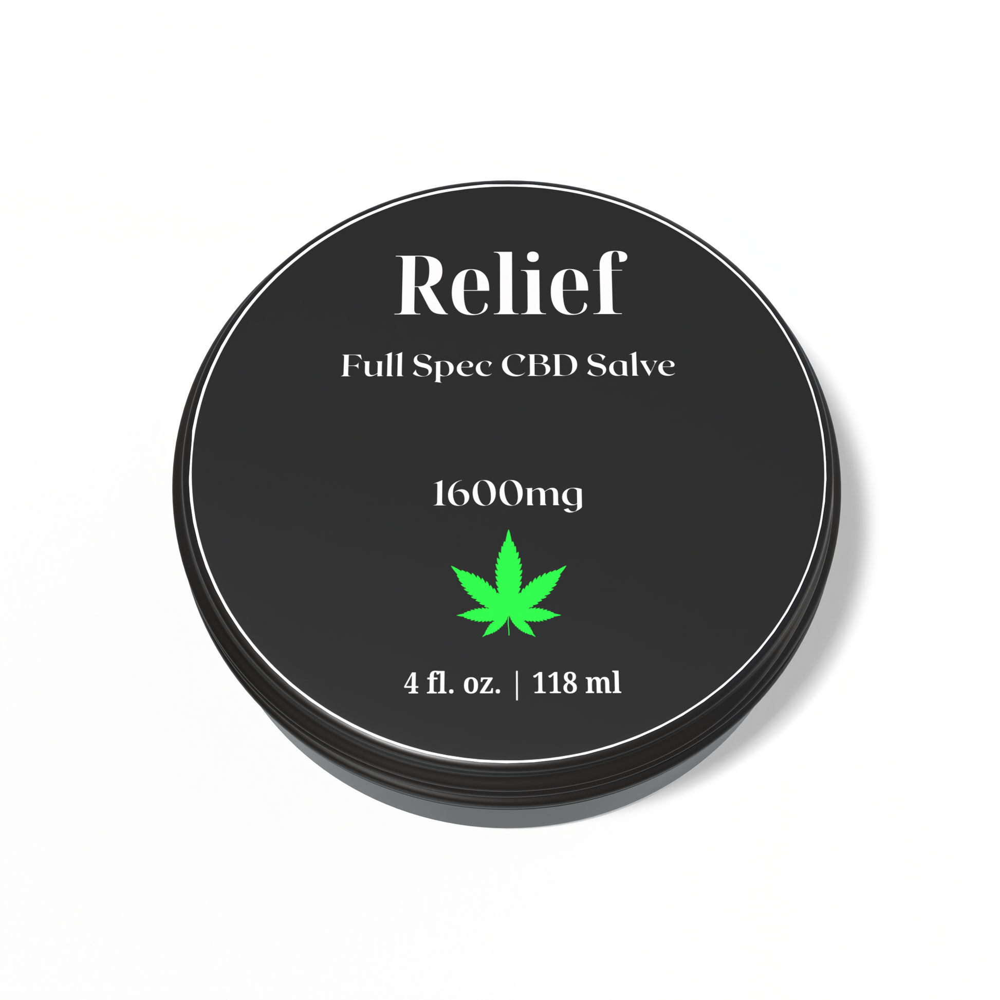 Relief - Full Spec Salve - 1600mg - 4oz House of VXN bodycare House of VXN formerly Color Up Therapeutics