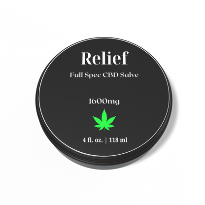 Relief - Full Spec Salve - 1600mg - 4oz House of VXN bodycare House of VXN formerly Color Up Therapeutics