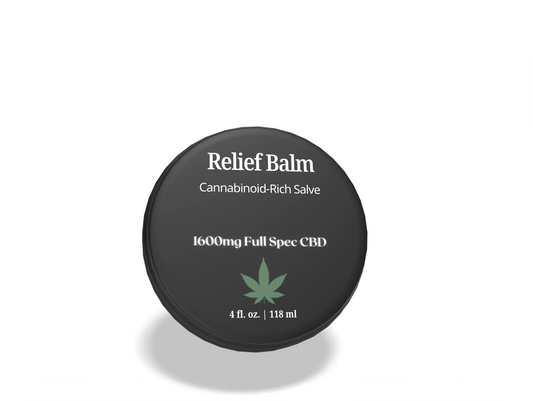 Relief Balm - Cannabinoid-Rich Salve - 1600mg Full Spectrum CBD - 4oz House of VXN bodycare House of VXN