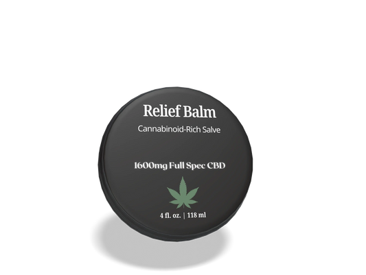 Relief Balm - Cannabinoid-Rich Salve - 1600mg Full Spectrum CBD - 4oz House of VXN bodycare House of VXN