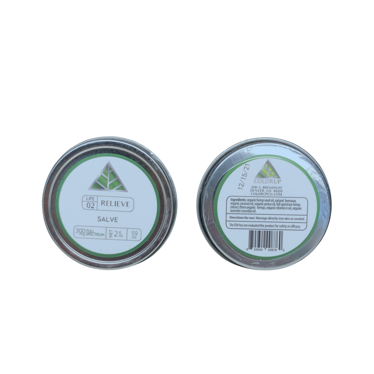 Color Up RELIEVE Full Spectrum Salve