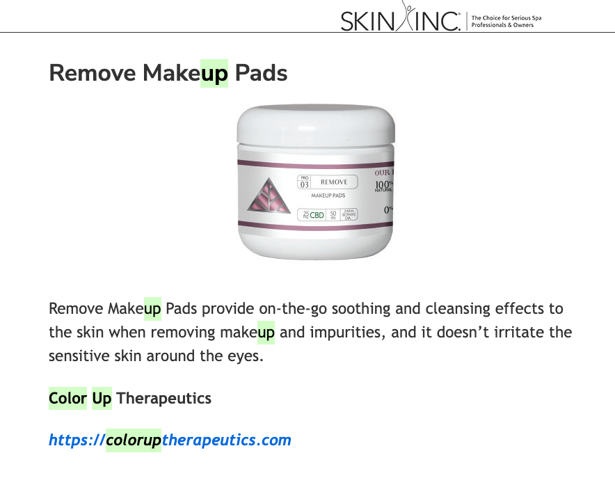 Bare Return – Remove Makeup Pads 50 Count