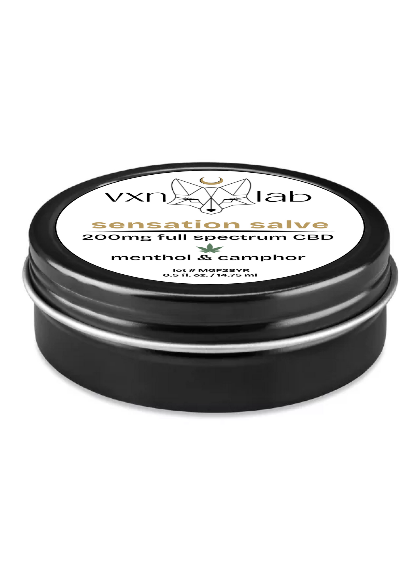 Body Sensation Salve - 200mg Full Spectrum CBD - 0.5oz - House of VXN
