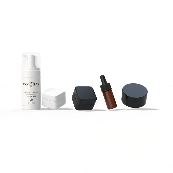 Skincare Travel Kit - 5 CBD Infused Products - VXN LAB VXN Lab Skincare House of VXN formerly Color Up Therapeutics