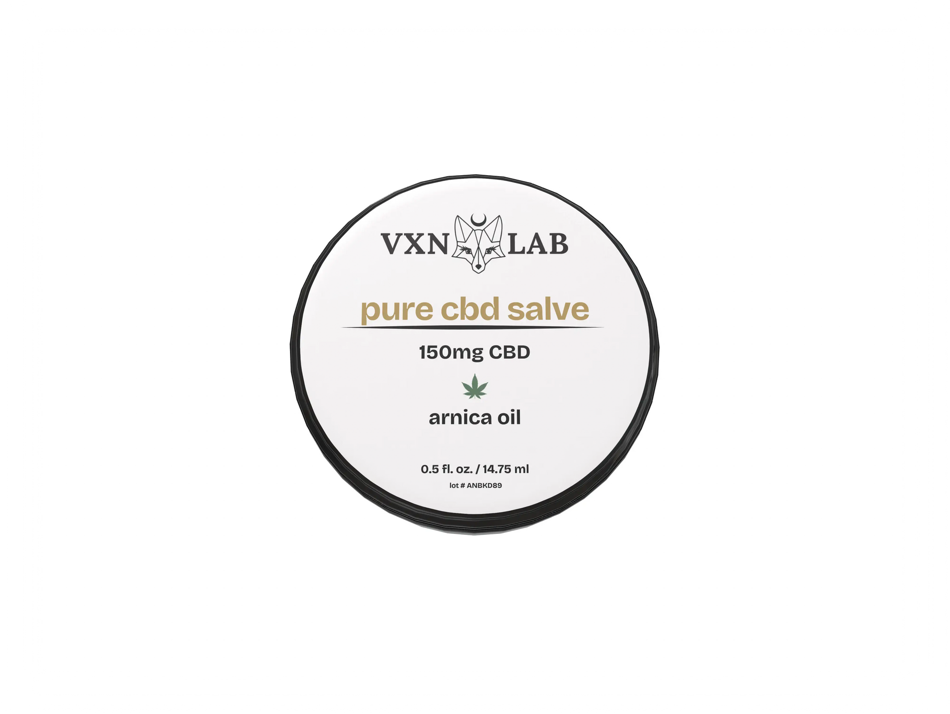 Body CBD Salve - 150mg Pure CBD - 0.5oz VXN Lab bodycare House of VXN