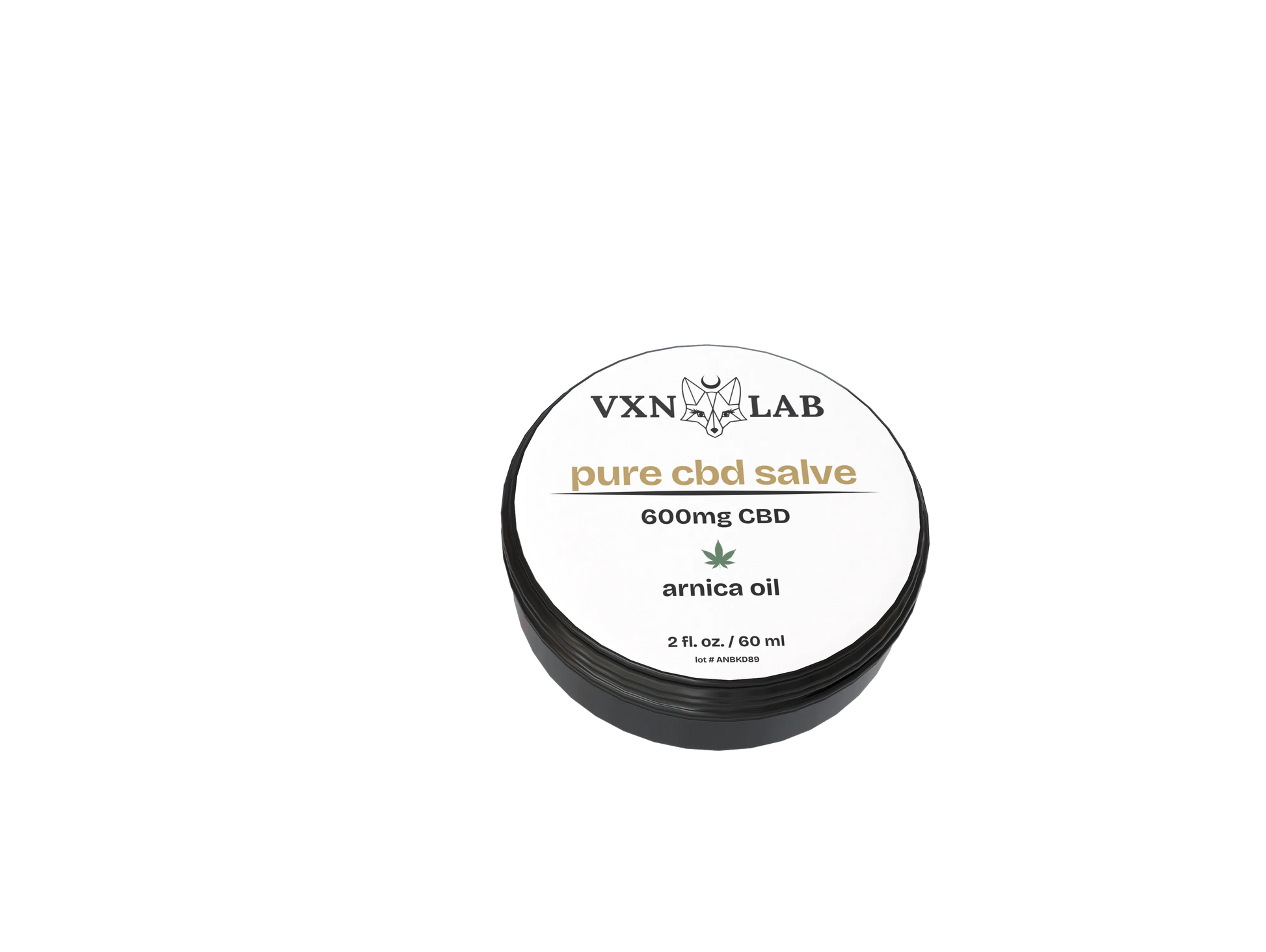 Body CBD Salve - 600mg Pure CBD - 2oz - Previous Packaging VXN Lab bodycare House of VXN
