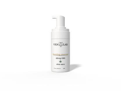 CBD Foaming Cleanser Travel Size - 48mg CBD - 1oz VXN Lab Skincare House of VXN
