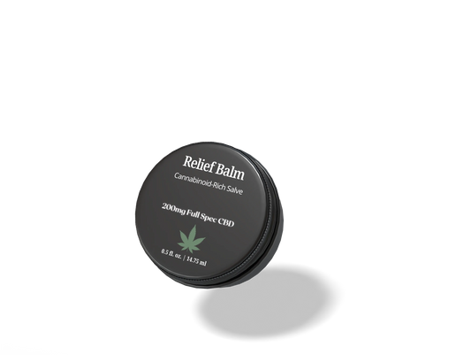 Relief Balm - Cannabinoid-Rich Salve - 200mg Full Spectrum CBD - 0.5oz House of VXN bodycare House of VXN