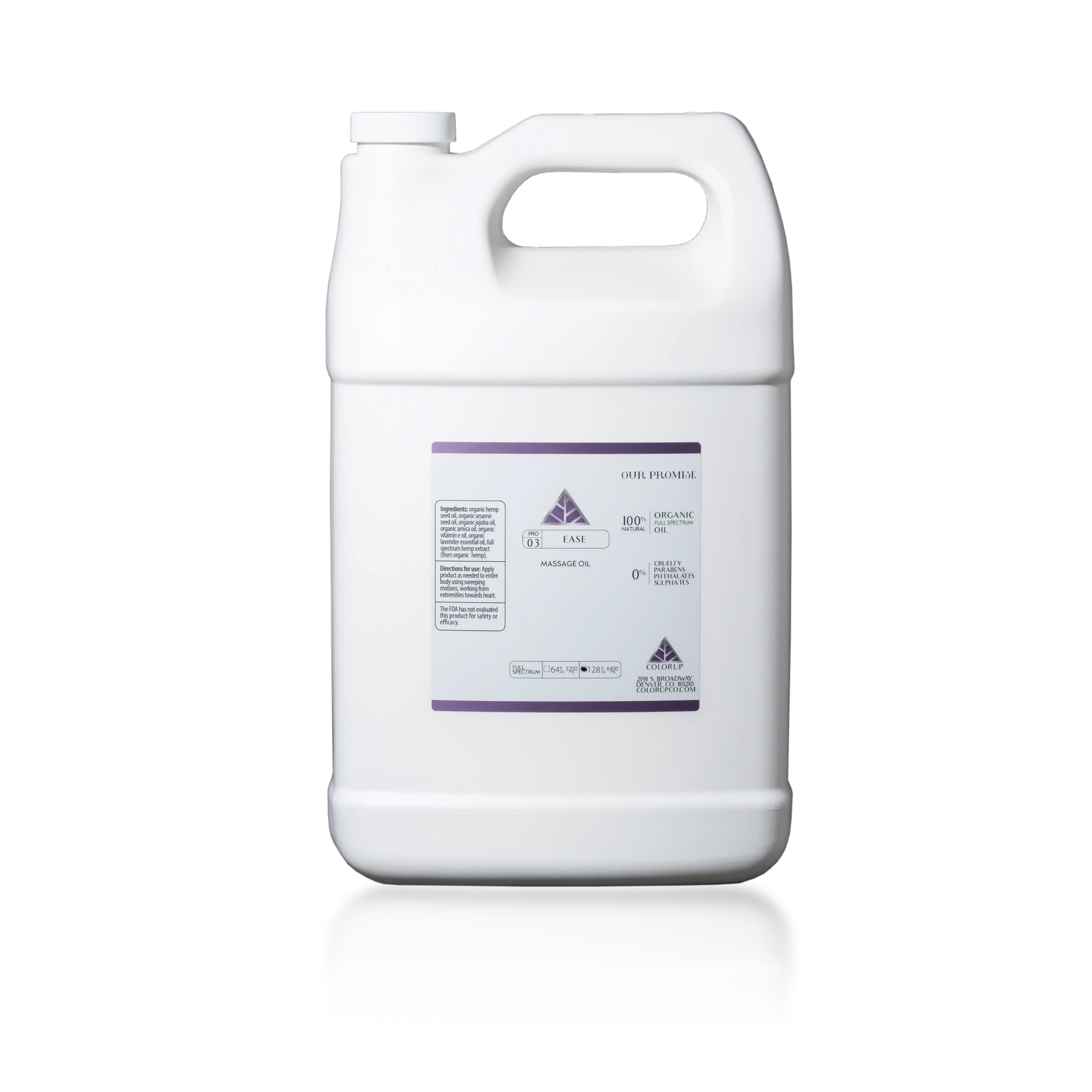 Full Resilience - Restoring Massage OIl - 4000mg Full Spectrum CBD -32 oz - Backbar House of VXN bodycare House of VXN