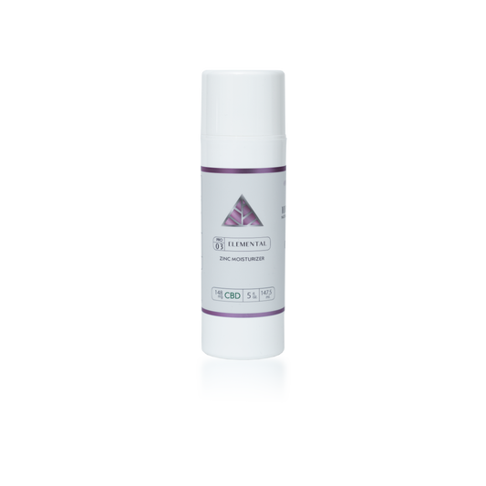 Color Up ELEMENTAL Zinc Moisturizer in 5 oz professional backbar size for esthetician mineral protection, post-treatment finishing, and spa treatment room use.