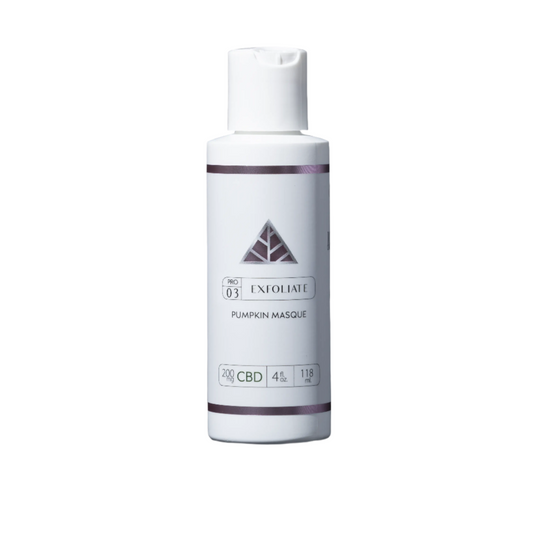 Color Up PUMPKIN Enzyme Masque 4 oz backbar jar on a white background