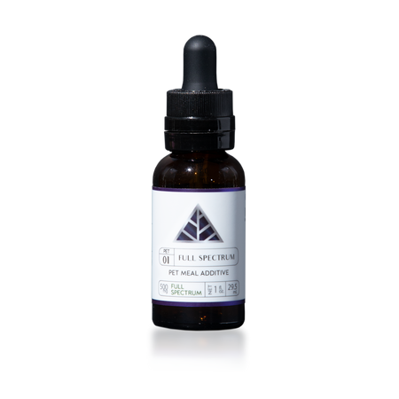 Pet Meal Additive - Full Spectrum CBD Oil -   Color Up  