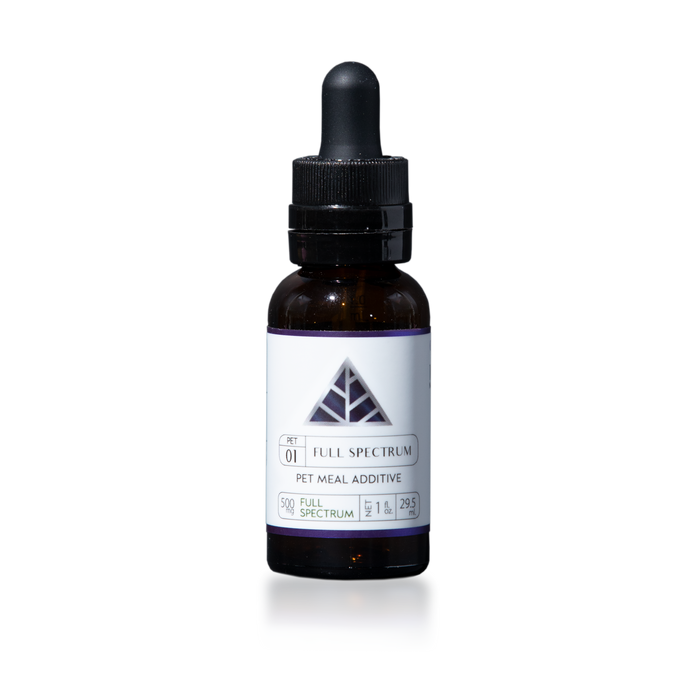 Pet Meal Additive - Full Spectrum CBD Oil -   Color Up  