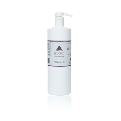 Color Up GLOW Illuminating Masque, 32 oz professional backbar size, on a transparent background.
