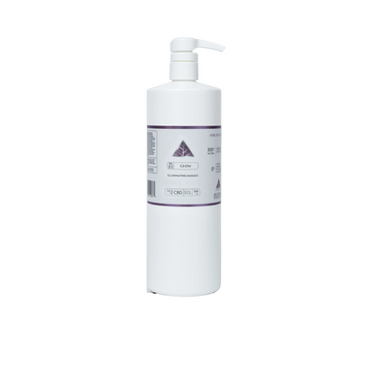 Color Up GLOW Illuminating Masque, 32 oz professional backbar size, on a white background.