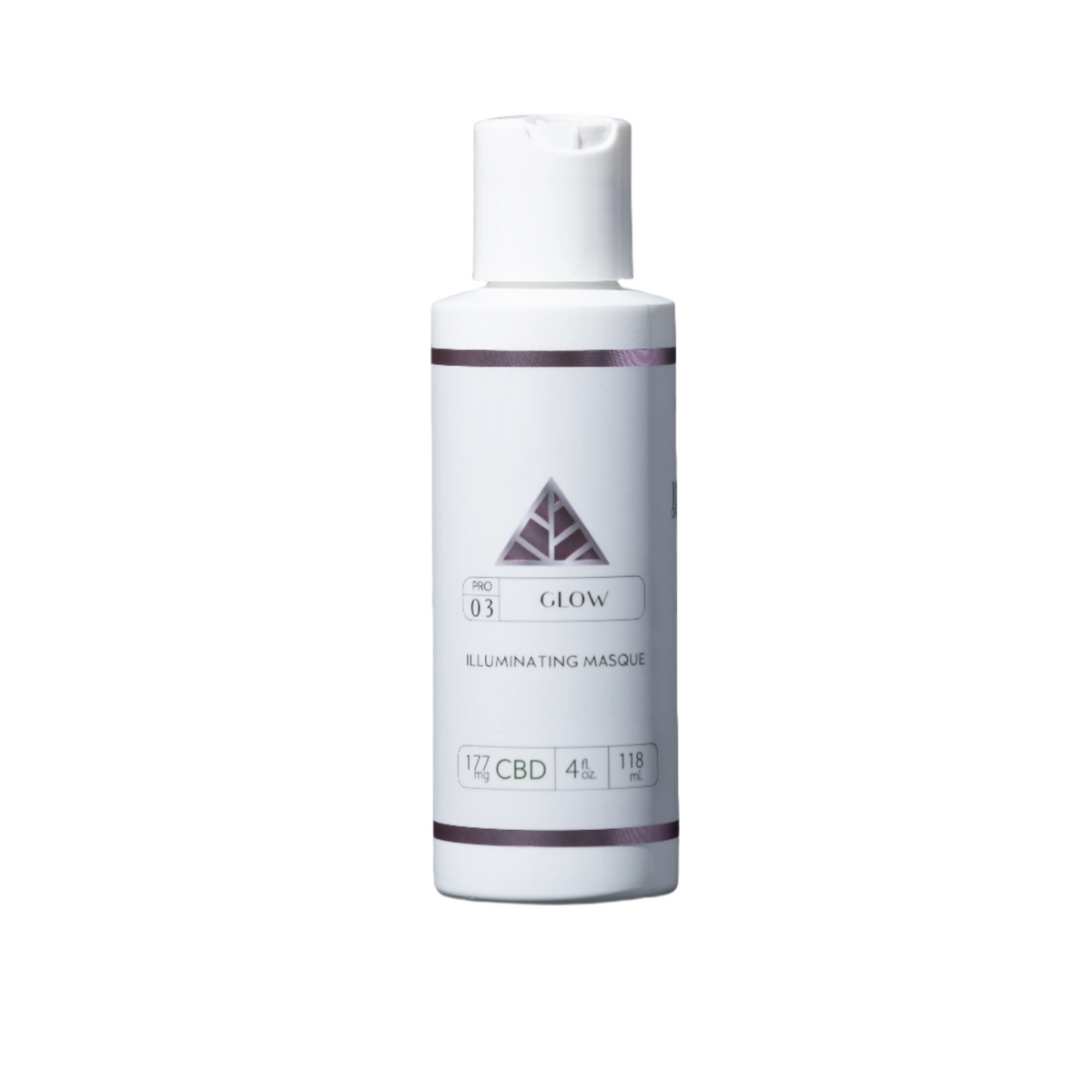 Color Up GLOW Illuminating Masque in 4 oz backbar size for professional brightening facial treatments on white background.