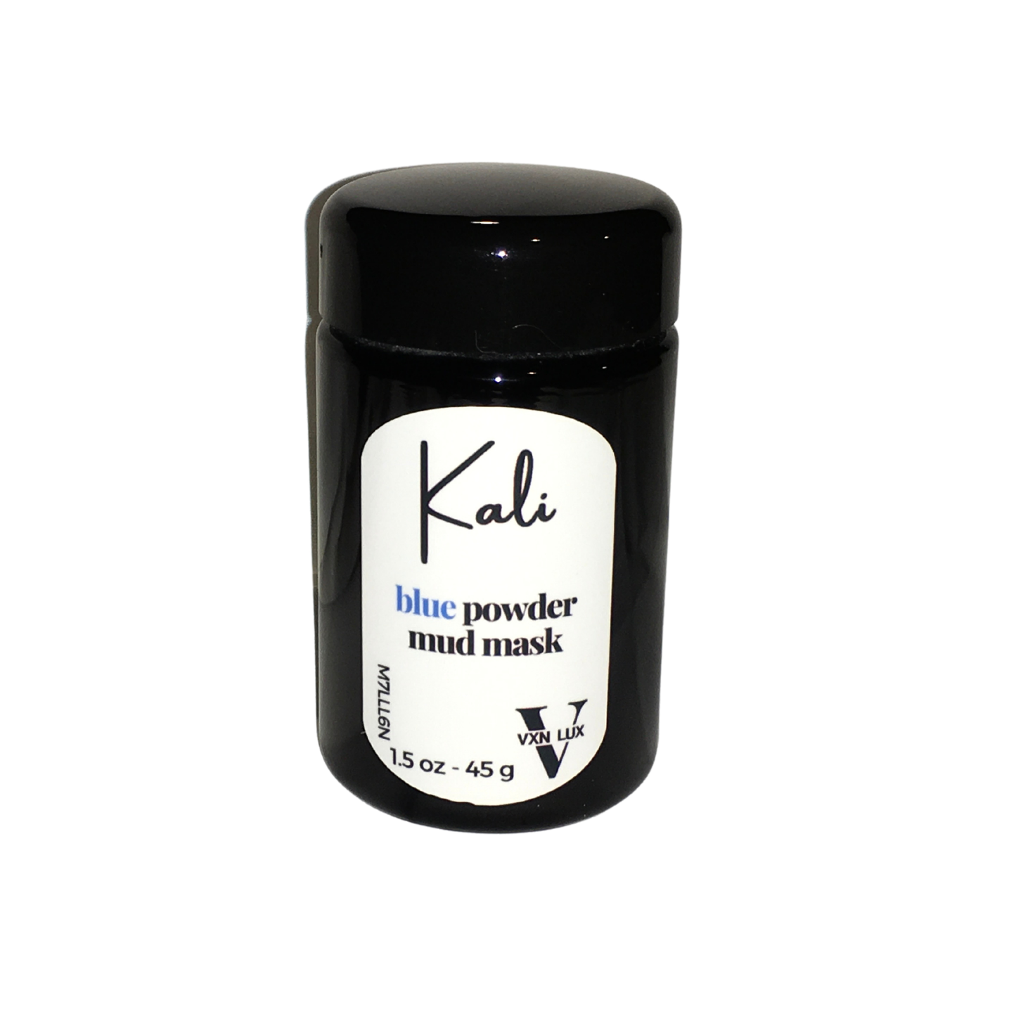 VXN LUX Kali Blue Powder Mud Mask with Cambrian Blue Clay, Kakadu Plum & Goji Berry for Detoxifying & Clarifying Facial Skin - 45g