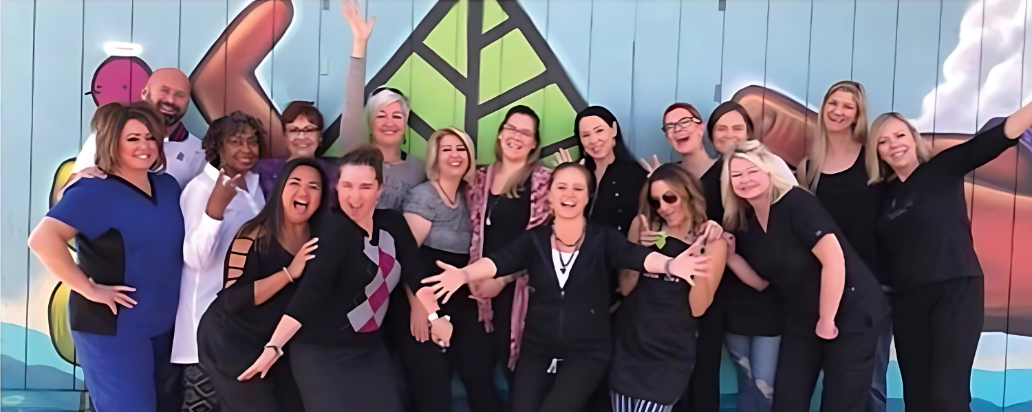 Graduates  of Oncology Spa Solutions Training Outside our Color Up Wellness Center