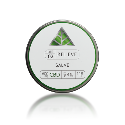 Color Up label on a salve container with branding on a transparent background